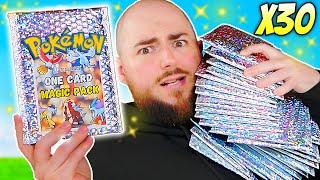 Ich öffne 30 Pokémon One Card Magic Mystery Boxen