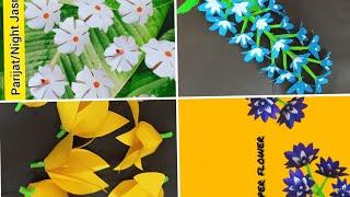 How to make paper flower for home decoreasy paper flower with craft paperDIY paper flower