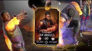 MK Mobile. ONSLAUGHT Jax Briggs Gameplay The FASTEST Character in MK Mobile?