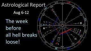 Astrology Aug 6-12 2024 - Sun sextile Jupiter - Mercury conj Venus - Sun inconj Saturn -1st Qrt Moon