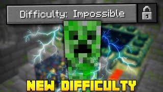 I Beat Minecraft on IMPOSSIBLE DIFFICULTY it was scary