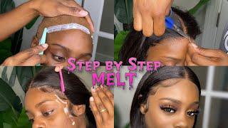 Very Detailed Wig Install  The Ultimate Melt Step by Step