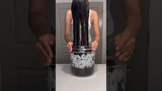 I tried the viral Icing bowl hack to control my frizzy curls ️ #hair #asmr #haircare #curlyhair