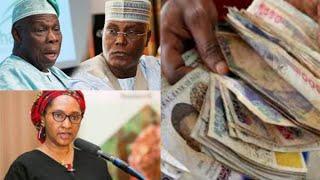 BREAKING NIGERIANS REACTS TO ATIKUS STATEMENT AS HE RECOMMEND OBASANJO ON THE NEW NAIRA NOTE