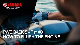 Yamaha Marine Academy Basics 06  Flushing A PWC Engine