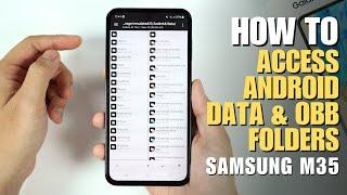 Android 14 How to Access Android Data & OBB Folders on Samsung Galaxy M35  Without Root