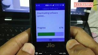 jio phone software update  jio phone software upgrade kaise kare  today jio phone new update