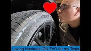 Hankook ION EVO tires over Michelin Pilot EV for your Tesla