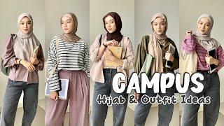 OOTD & Tutorial Hijab Kampus  Back to collegecampus