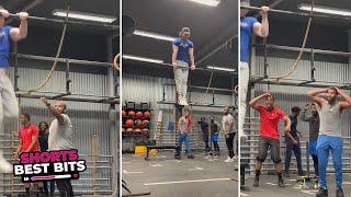 Bro had them SHOCKED  Public Reactions to Calisthenics