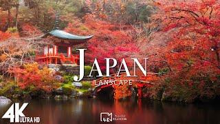 飞越日本（4K UHD）令人惊叹的美丽自然风景，带有轻松的音乐 4K视频Ultra HD