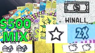 HUGE $500 GEORGIA LOTTERY TICKETS MIX  WIN ALL 