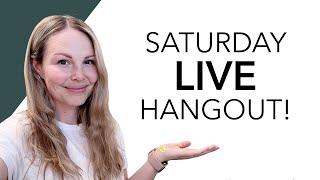 LIVE Hangout Chat And paint With Me