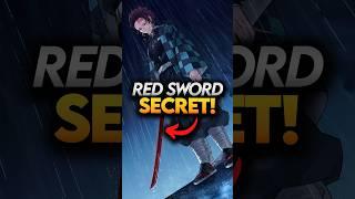 Why Tanjiros Sword Never turned RED? Demon Slayer Explained #demonslayer #shorts