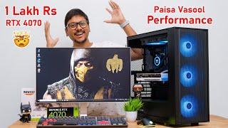 1 Lakh Rs Super Gaming PC Build 2023... Khatarnak  