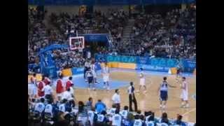 Athens 2004 - Spain defeats Argentina Basketball