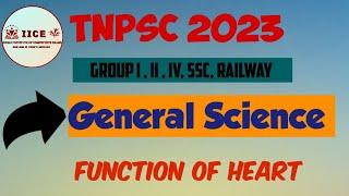 TNPSC General Science  Heart  In Tamil  TNPSC SSC RAILWAYS  BY IICE