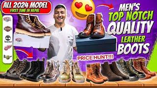 Top QualityMens & Ladies Leather Boots Price HuntDr. MartinTimberlandWhites Boots in Nepal