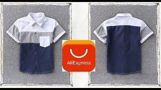 Рубашка для Мальчиков с Алиэкспресс  Shirt for Boys with AliExpress