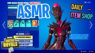 ASMR Fortnite NEW Spacefarer Ariana Grande Skin Daily Item Shop  Relaxing Whispering 