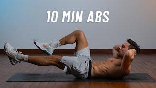 10 MIN ABS WORKOUT - At Home Sixpack Ab Routine No Equipment