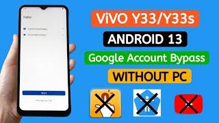 Vivo Y33Y33s Frp Bypass Android 13 WITHOUT PC  @TadrishinfoTech