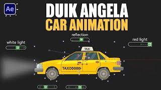 DUIK ANGELA - Full Car Rig and Animate - After Effects Tutorials