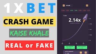 How to play Crash Game on 1xbet  1xbet Crash game winning trick 2023