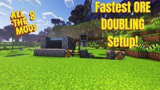 FASTEST Ore Doubling All The Mods 8 - Ep02