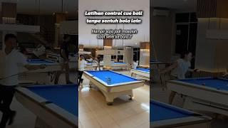 Simple billiard latihan cue ball control