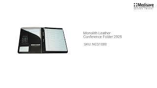 Monolith Leather Conference Folder 2925 NCS1080 1920x1080