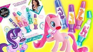 PINKIE PIE MAKES LAVA LIP GLOSS  Cra-Z-Art Rainbow Lava Lamp Unboxing & Review