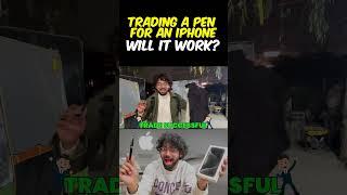 iphone Trading through Pen Challenge in Pakistan  Crazy Prank Tv