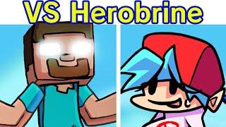 Friday Night Funkin VS Herobrine Week FNF Mod Friday Night Cursed Minecraft Hardcore vs Hard