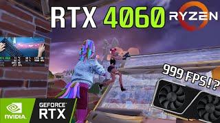  RTX 4060 + Ryzen 5 5600X Fortnite SEASON 3 · COMPETITIVE SETTINGS