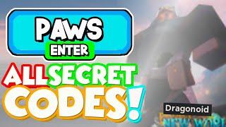 ALL 3 NEW *SECRET* PAW CODES In PROJECT NEW WORLD CODES  ROBLOX Project New World Codes 