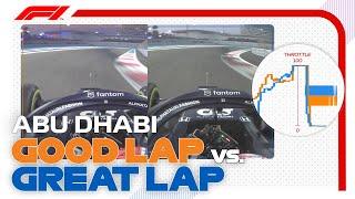 Good Lap Vs Great Lap with AlphaTauri  2022 Abu Dhabi Grand Prix  Workday