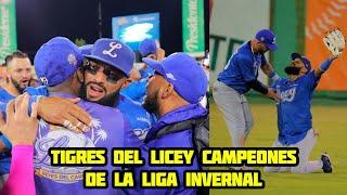 LOS TIGRES DEL LICEY MANTIENEN SU TITULO CORONANDOSE COMO CAMPEONES DE LA LIGA INVERNAL DOMINICANA