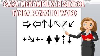 CARA MENAMPILKAN SIMBOL TANDA PANAH KEKIRI DAN KEKANAN DI WORD