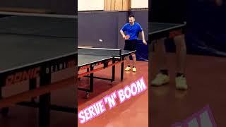 Serve n Boom #shorts #boom #smash #tabletennis