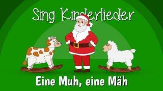 Der Weihnachtsmann kommt Eine Muh eine Mäh - Weihnachtslieder zum Mitsingen  Sing Kinderlieder