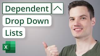 Create Dependent Drop Down List in Excel - EASY METHOD