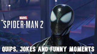 Marvels Spider-Man 2 - Quips Jokes funny one-liners and moments