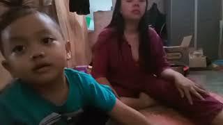 Mama lagi flu rafa gak mau lepas sungguh hidung mampet banget