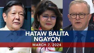 UNTV Hataw Balita Ngayon       March 7 2024