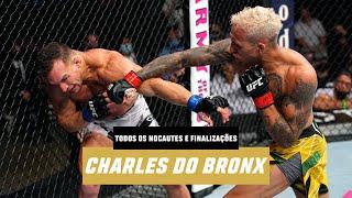 Todos os nocautes e finalizações de Charles do Bronx Oliveira  UFC 280
