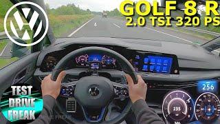 2021 Volkswagen Golf 8 R 2.0 TSI 320 PS TOP SPEED AUTOBAHN DRIVE POV