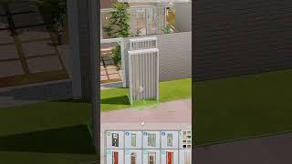 The Sims 4  Tips and Ideas for fence #thesims4 #stopmotion #shorts