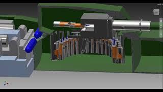 Моя 3D модель танкового автомата заряжания 3D model of tank autoloader