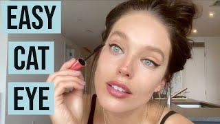 Cat Eye For Dummies Makeup Tutorial  Cat Eye For Beginners  How To Do The Perfect Cat Eye